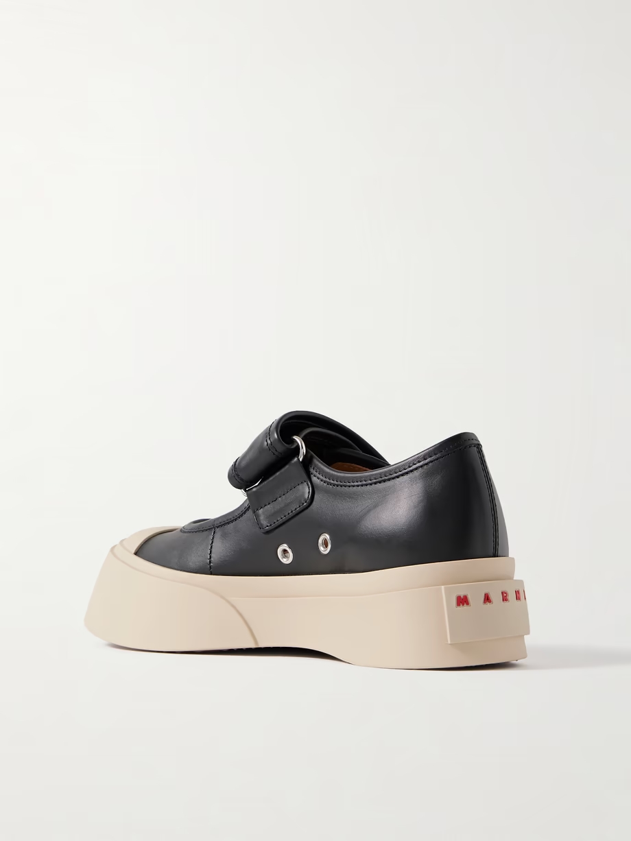 Pablo leather Mary Jane platform sneakers Pablo leather Mary Jane platform sneakers