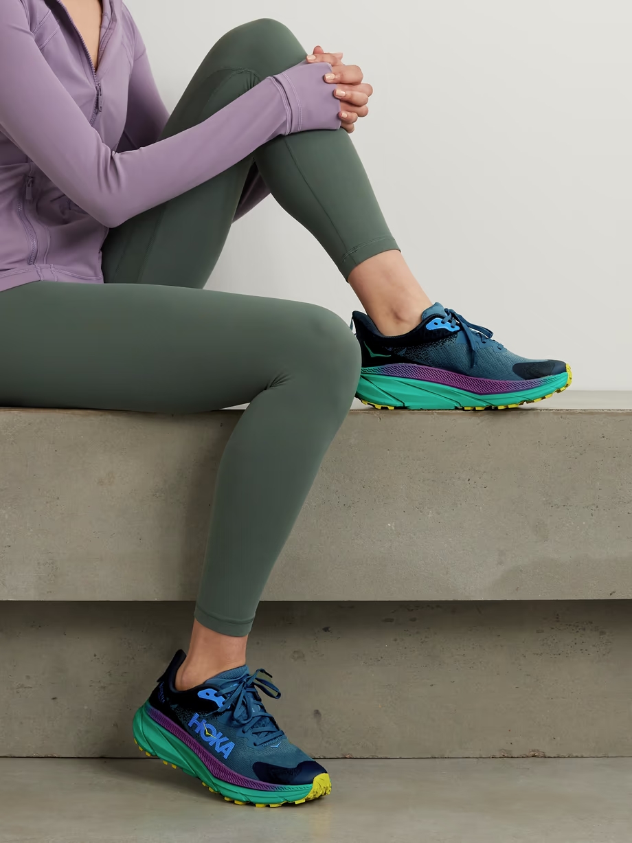 Challenger 7 rubber-trimmed mesh sneakers Challenger 7 rubber-trimmed mesh sneakers