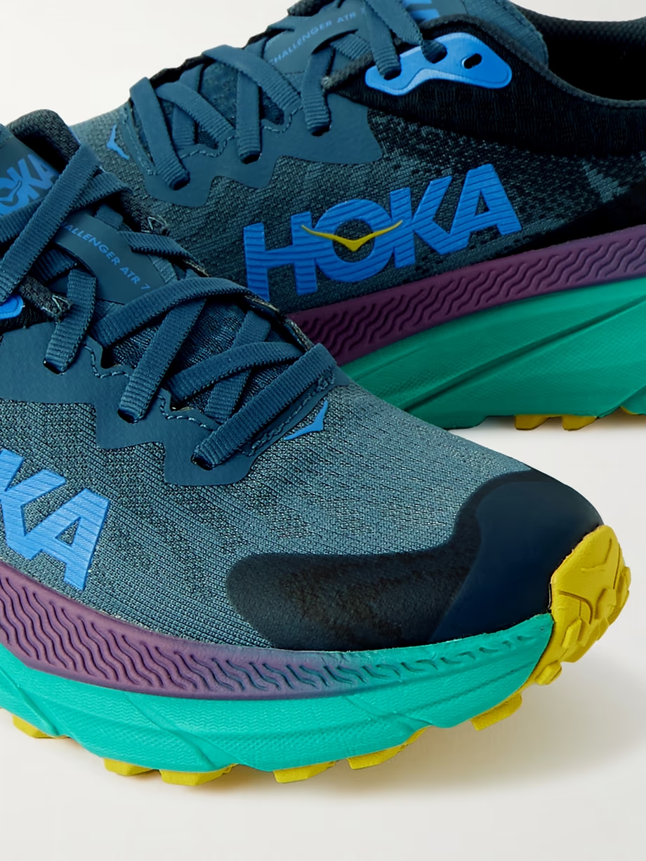 Challenger 7 rubber-trimmed mesh sneakers Challenger 7 rubber-trimmed mesh sneakers