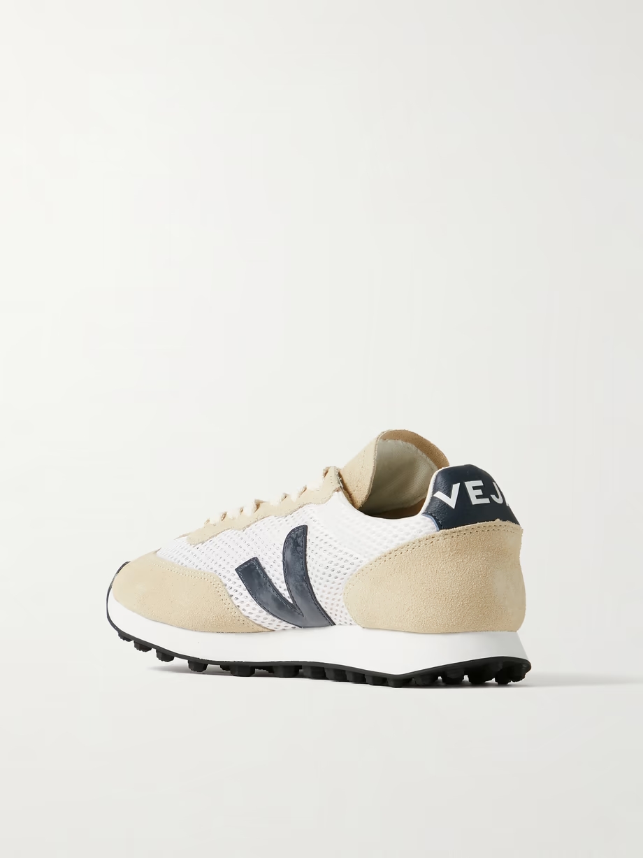 Rio Branco Light leather-trimmed suede and Aircell mesh sneakers Rio Branco Light leather-trimmed suede and Aircell mesh sneakers