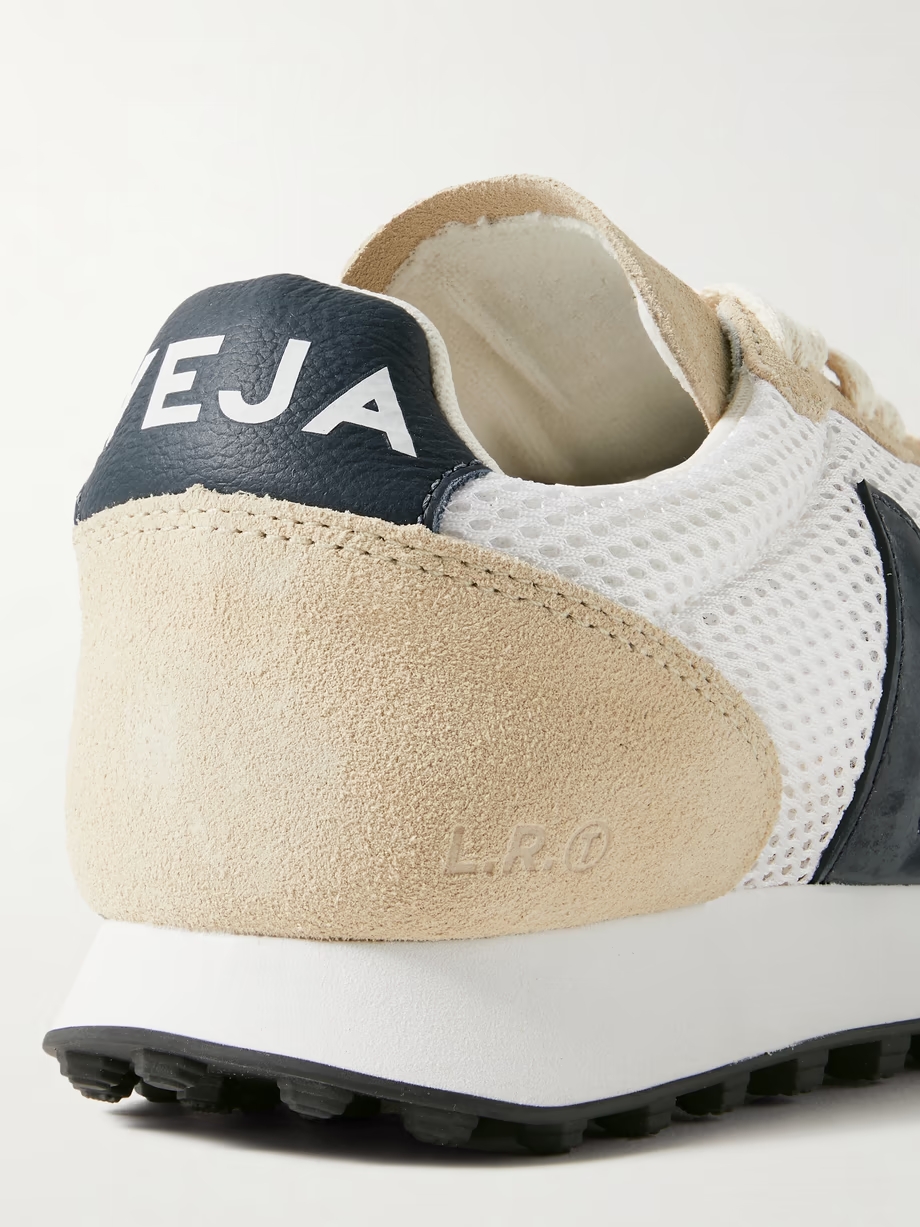 Rio Branco Light leather-trimmed suede and Aircell mesh sneakers Rio Branco Light leather-trimmed suede and Aircell mesh sneakers