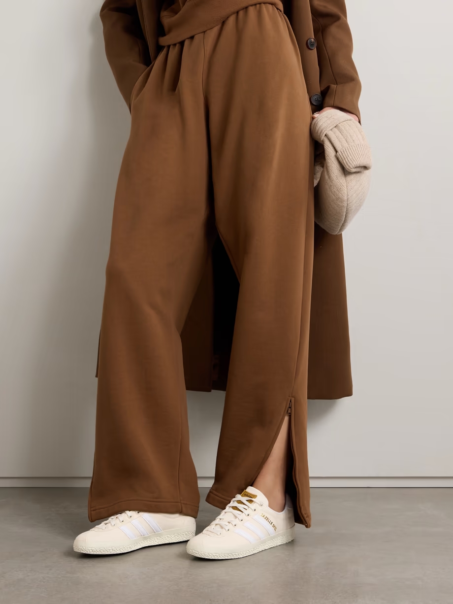 Gazelle SPZL leather-trimmed twill sneakers Gazelle SPZL leather-trimmed twill sneakers