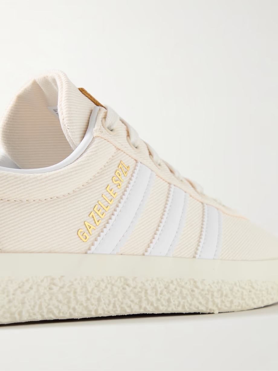 Gazelle SPZL leather-trimmed twill sneakers Gazelle SPZL leather-trimmed twill sneakers