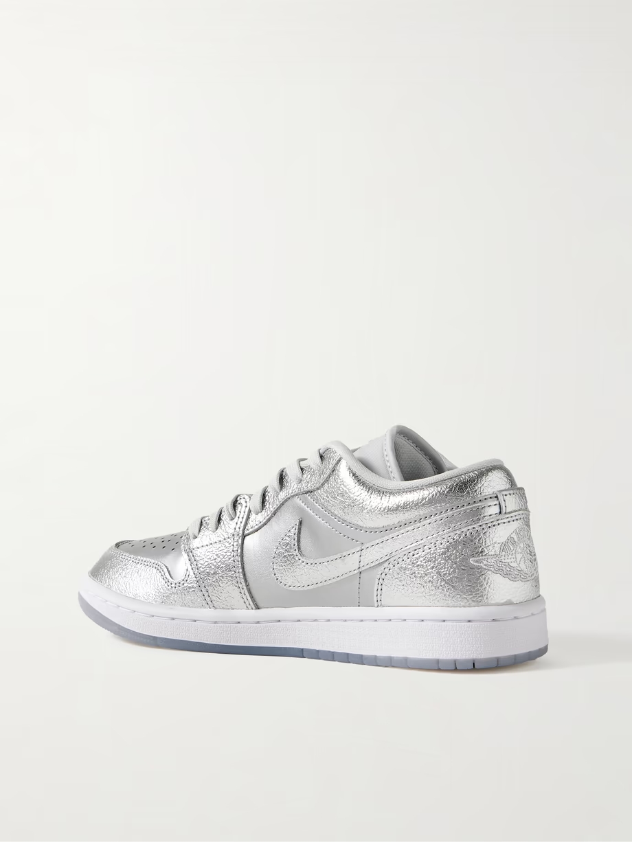Air Jordan 1 Low metallic leather sneakers Air Jordan 1 Low metallic leather sneakers