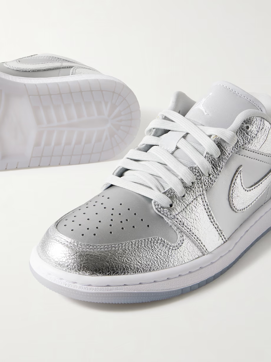 Air Jordan 1 Low metallic leather sneakers Air Jordan 1 Low metallic leather sneakers