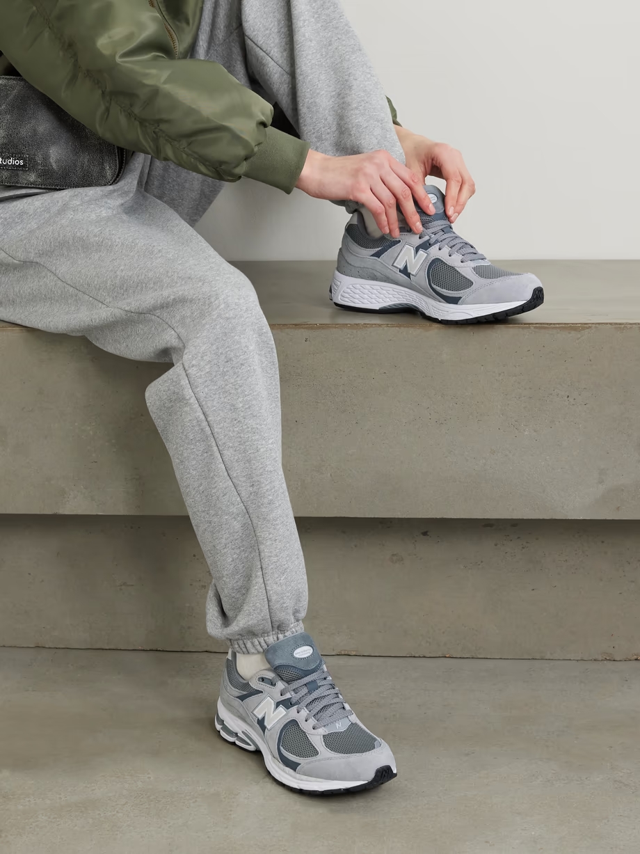 2002R leather-trimmed mesh and suede sneakers 2002R leather-trimmed mesh and suede sneakers