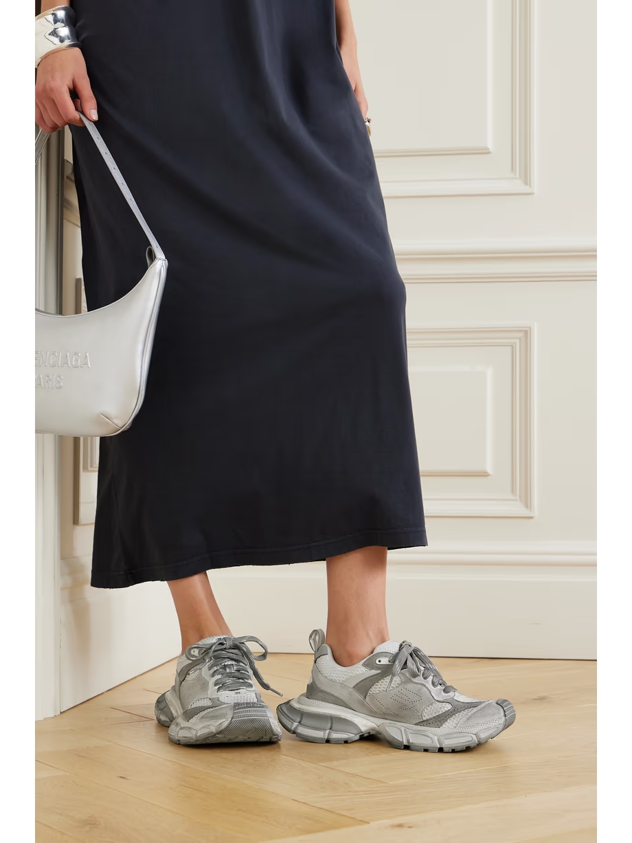 3XL suede and mesh sneakers 3XL suede and mesh sneakers