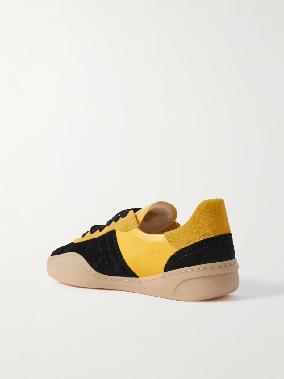 Bars suede and leather sneakers Bars suede and leather sneakers