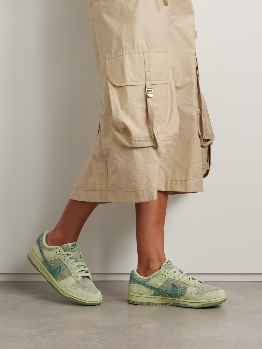 Dunk Low brushed-suede sneakers Dunk Low brushed-suede sneakers