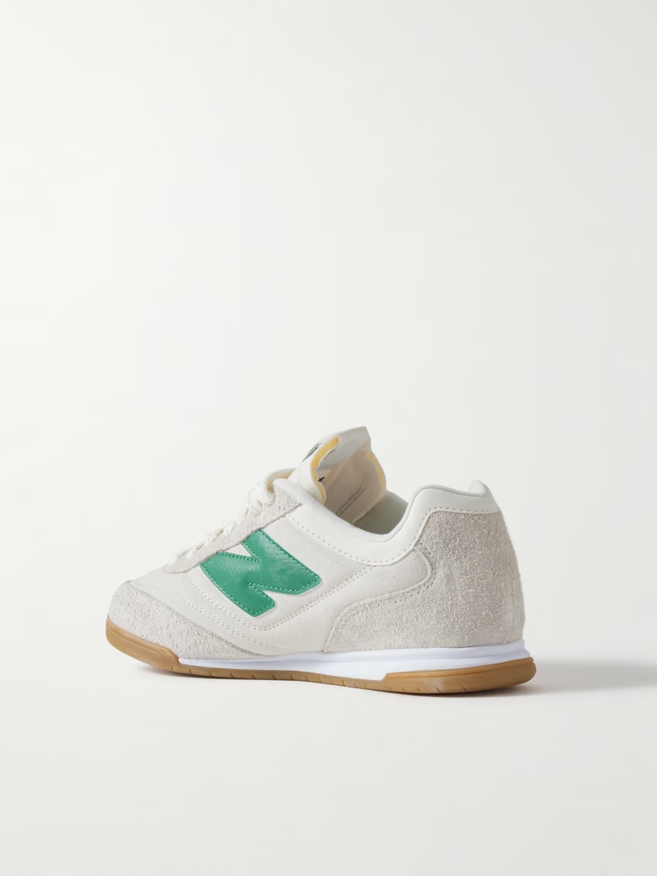 RC42 suede-trimmed leather sneakers RC42 suede-trimmed leather sneakers