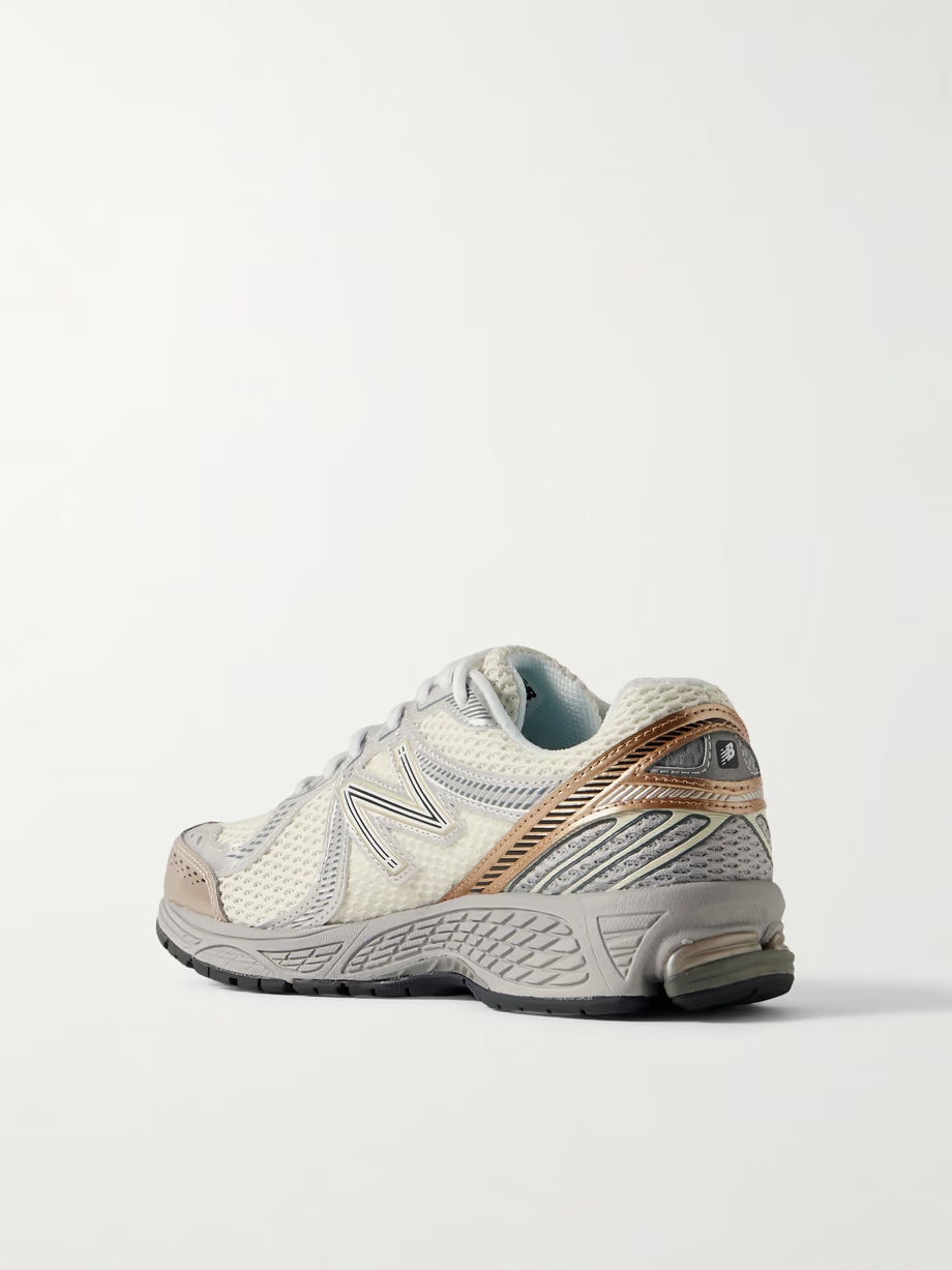 860v2 Ceres rubber and leather-trimmed mesh sneakers 860v2 Ceres rubber and leather-trimmed mesh sneakers