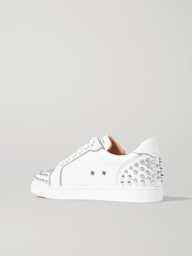 Vieira 2 embellished leather sneakers Vieira 2 embellished leather sneakers