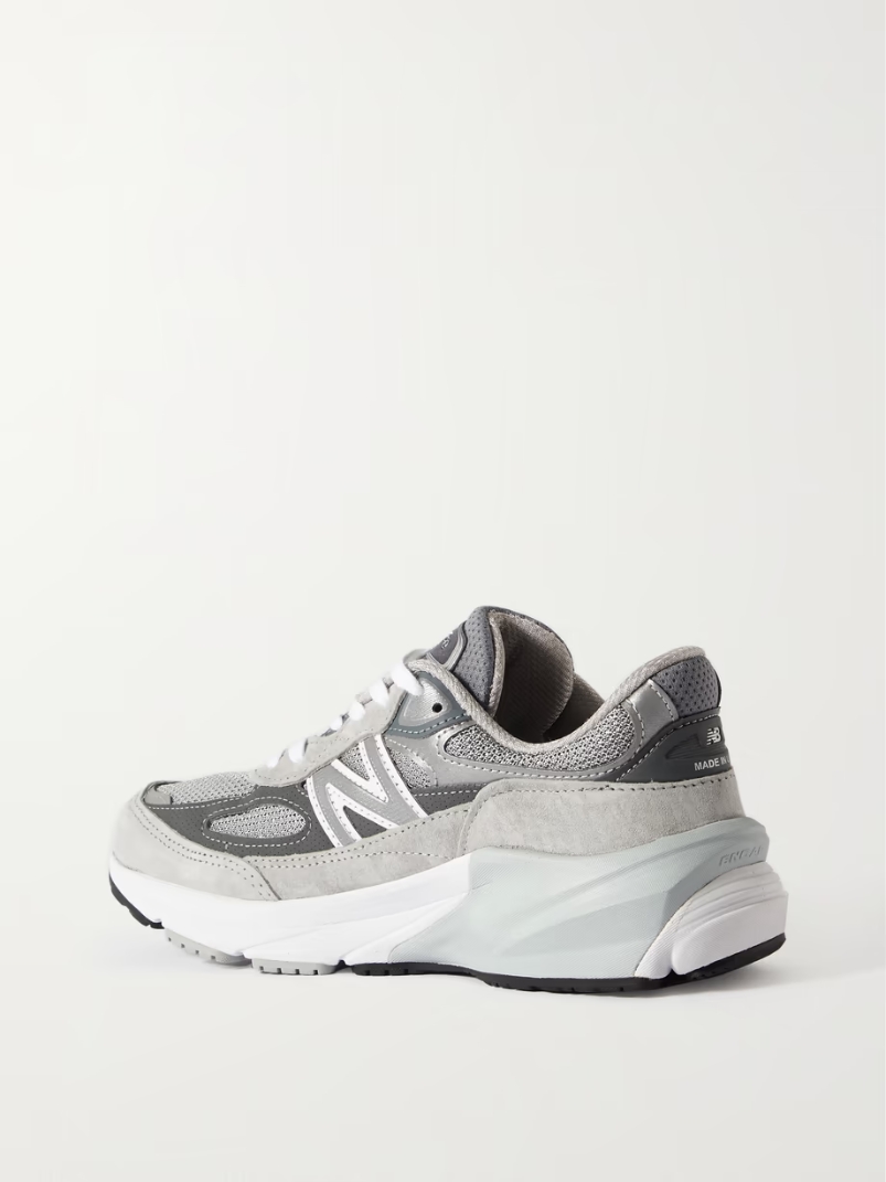 Made in USA 990V6 suede, leather and mesh sneakers Made in USA 990V6 suede, leather and mesh sneakers