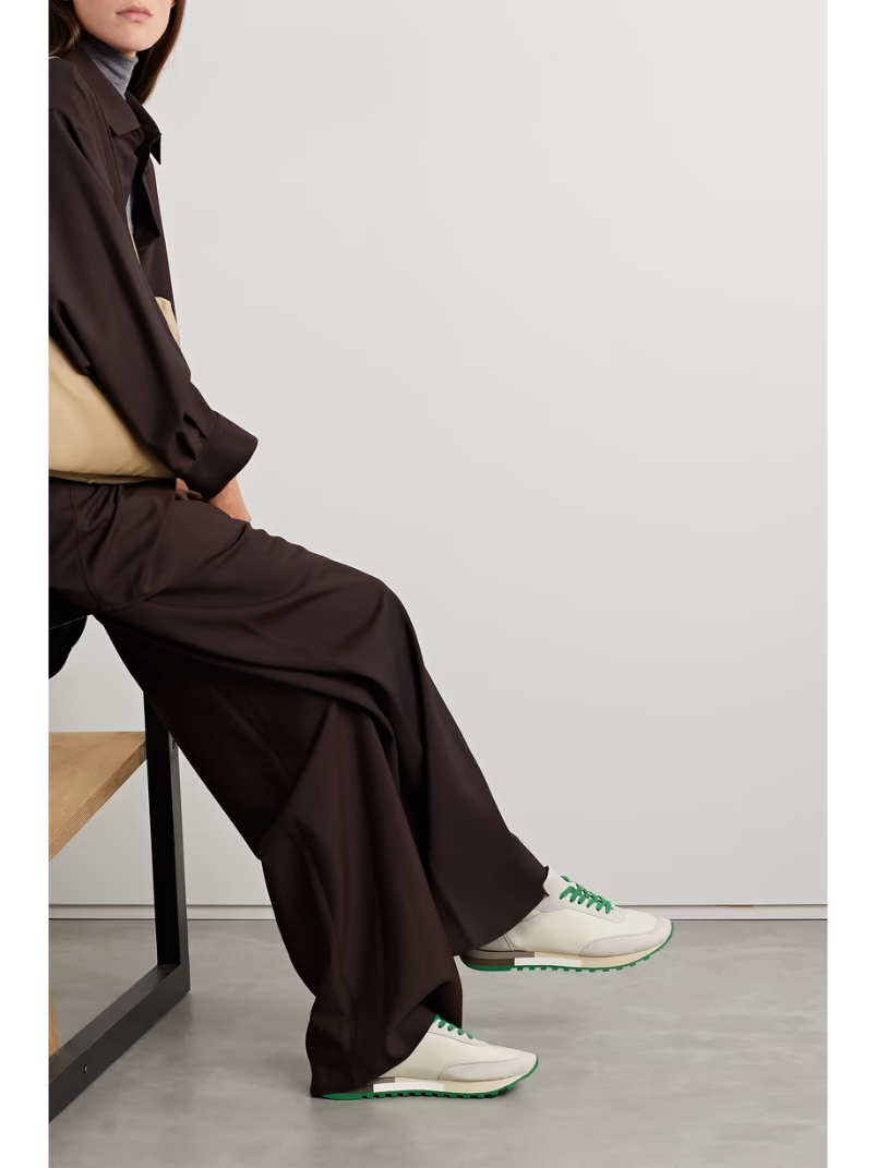 Owen color-block mesh and suede sneakers Owen color-block mesh and suede sneakers