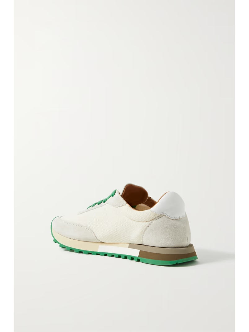 Owen color-block mesh and suede sneakers Owen color-block mesh and suede sneakers