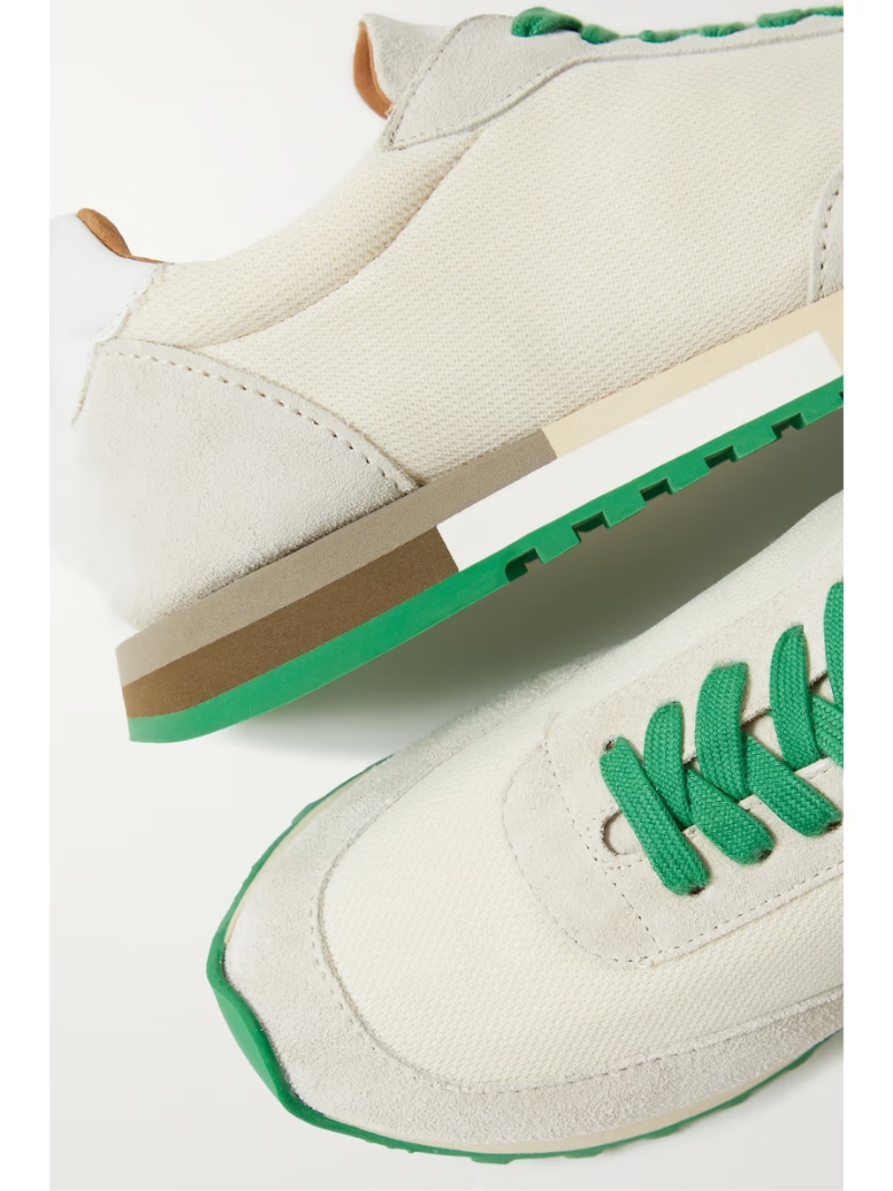 Owen color-block mesh and suede sneakers Owen color-block mesh and suede sneakers
