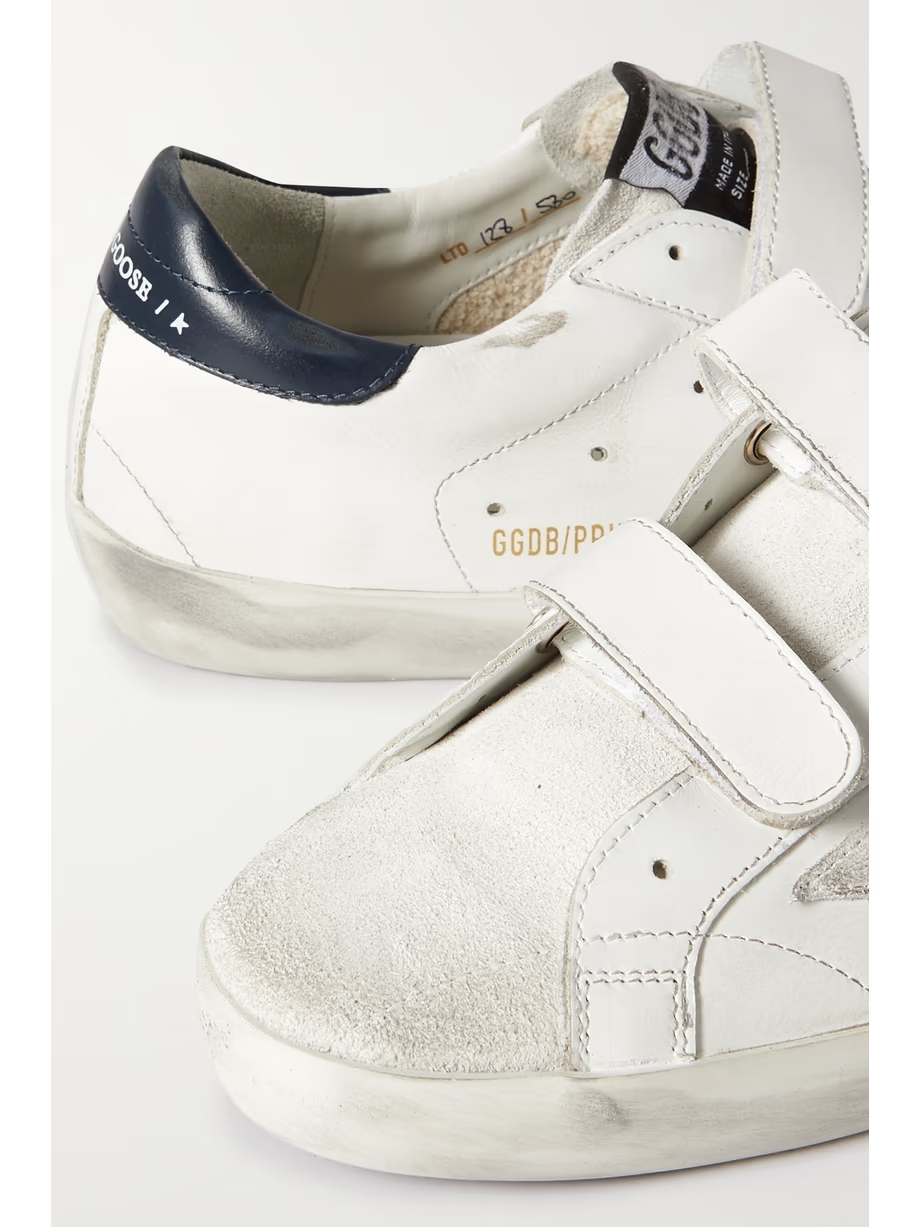 Old School distressed leather sneakers Old School distressed leather sneakers