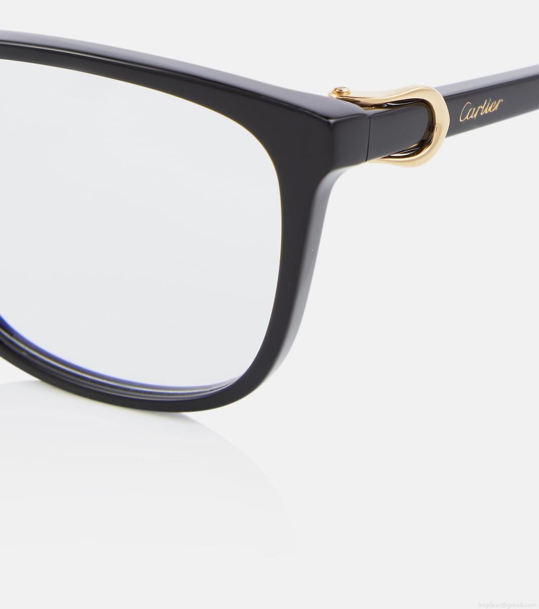 Cartier Eyewear CollectionSignature C de Cartier square glasses Cartier Eyewear CollectionSignature C de Cartier square glasses