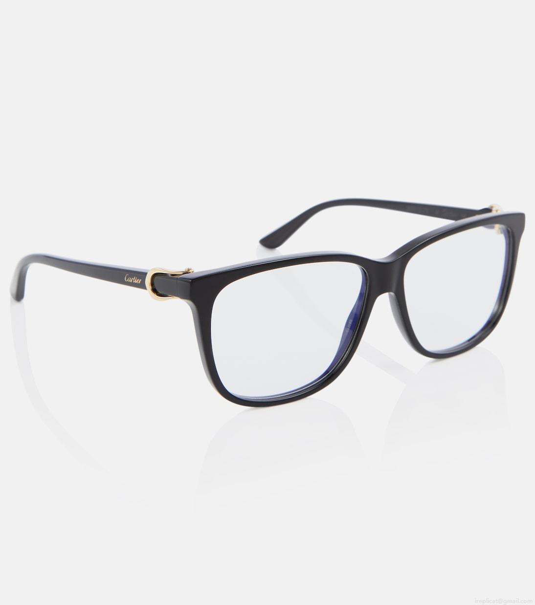 Cartier Eyewear CollectionSignature C de Cartier square glasses Cartier Eyewear CollectionSignature C de Cartier square glasses