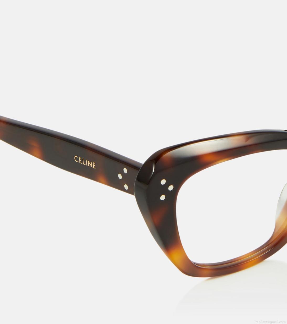 Celine EyewearSquare acetate glasses Celine EyewearSquare acetate glasses