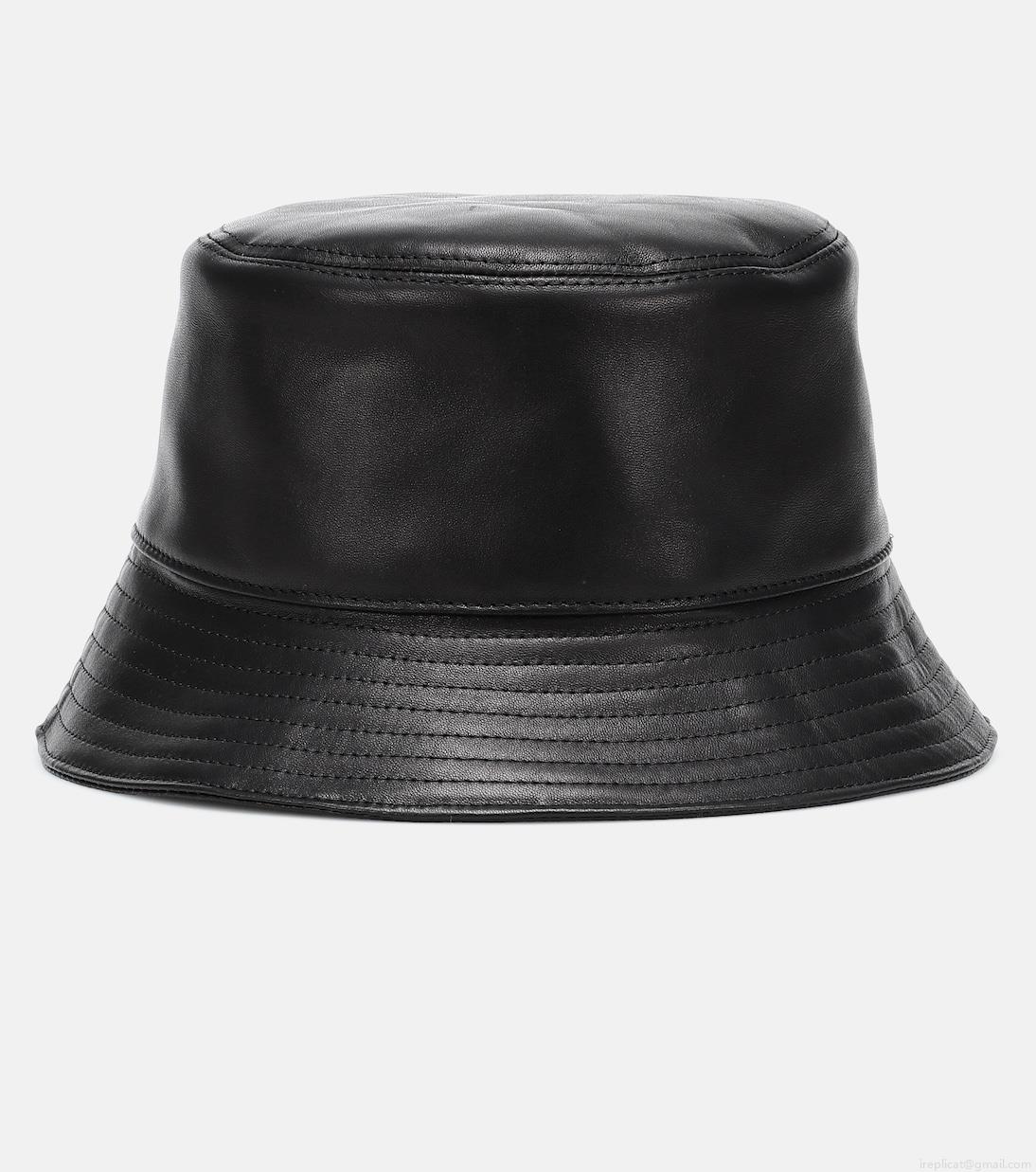 LoeweLeather bucket hat LoeweLeather bucket hat