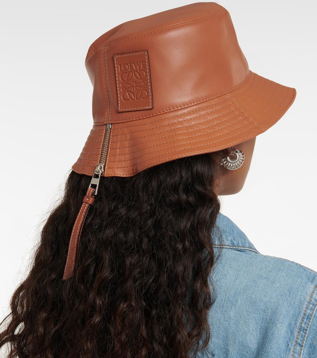 LoeweAnagram leather bucket hat LoeweAnagram leather bucket hat