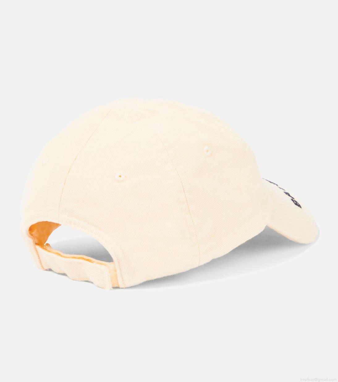 BalenciagaLogo cotton baseball cap BalenciagaLogo cotton baseball cap
