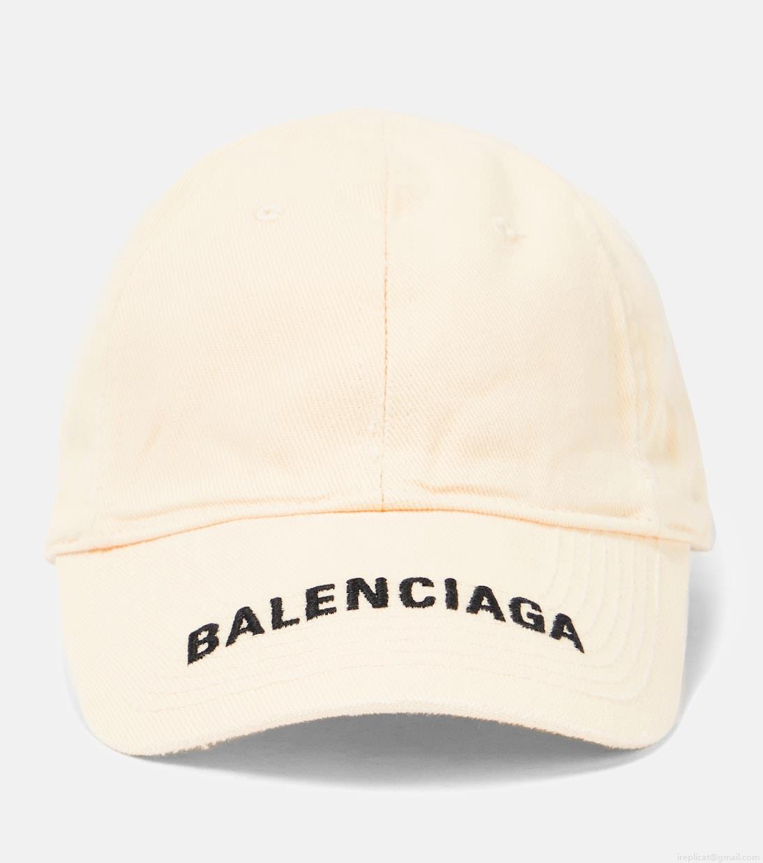 BalenciagaLogo cotton baseball cap BalenciagaLogo cotton baseball cap