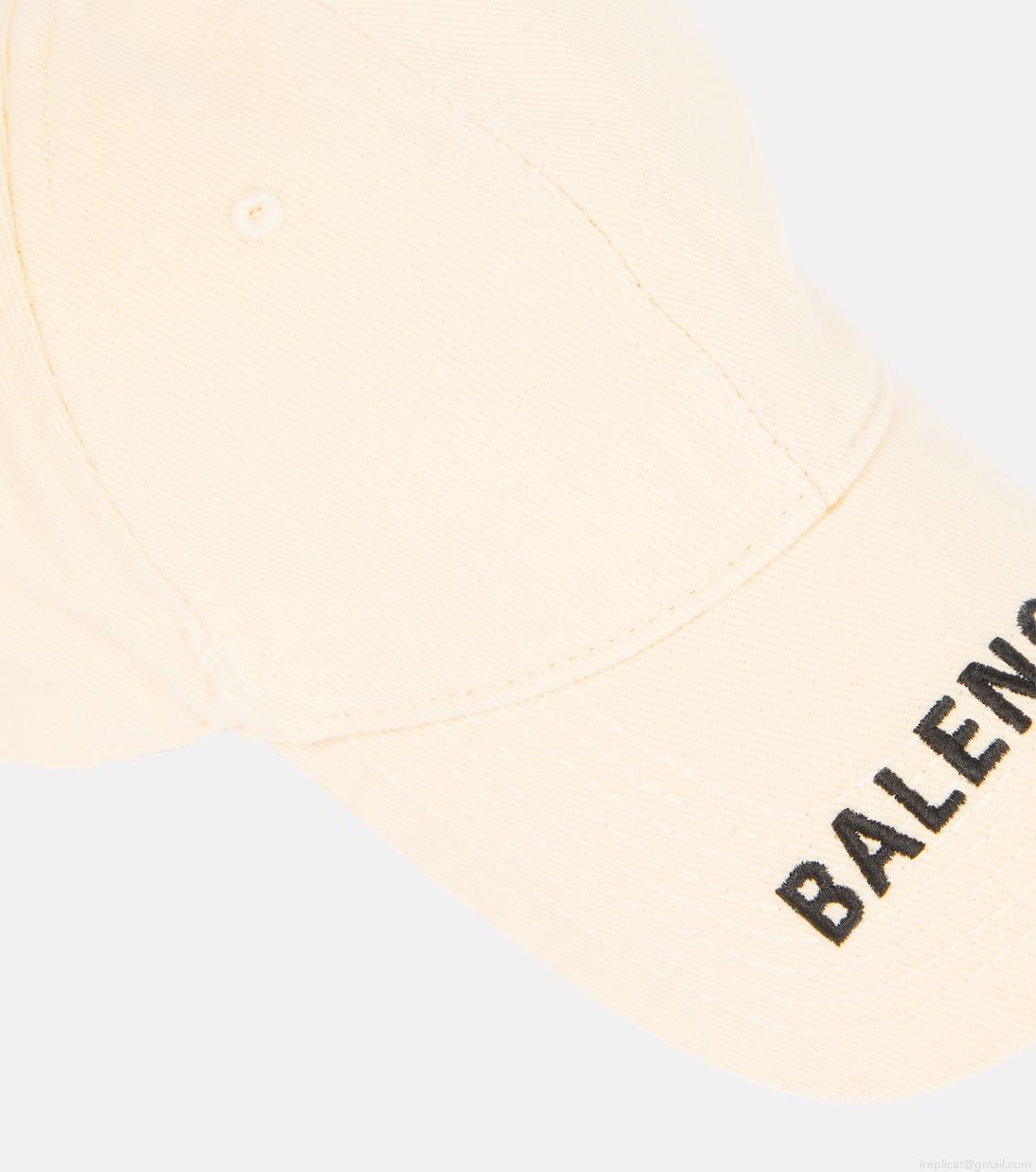 BalenciagaLogo cotton baseball cap BalenciagaLogo cotton baseball cap