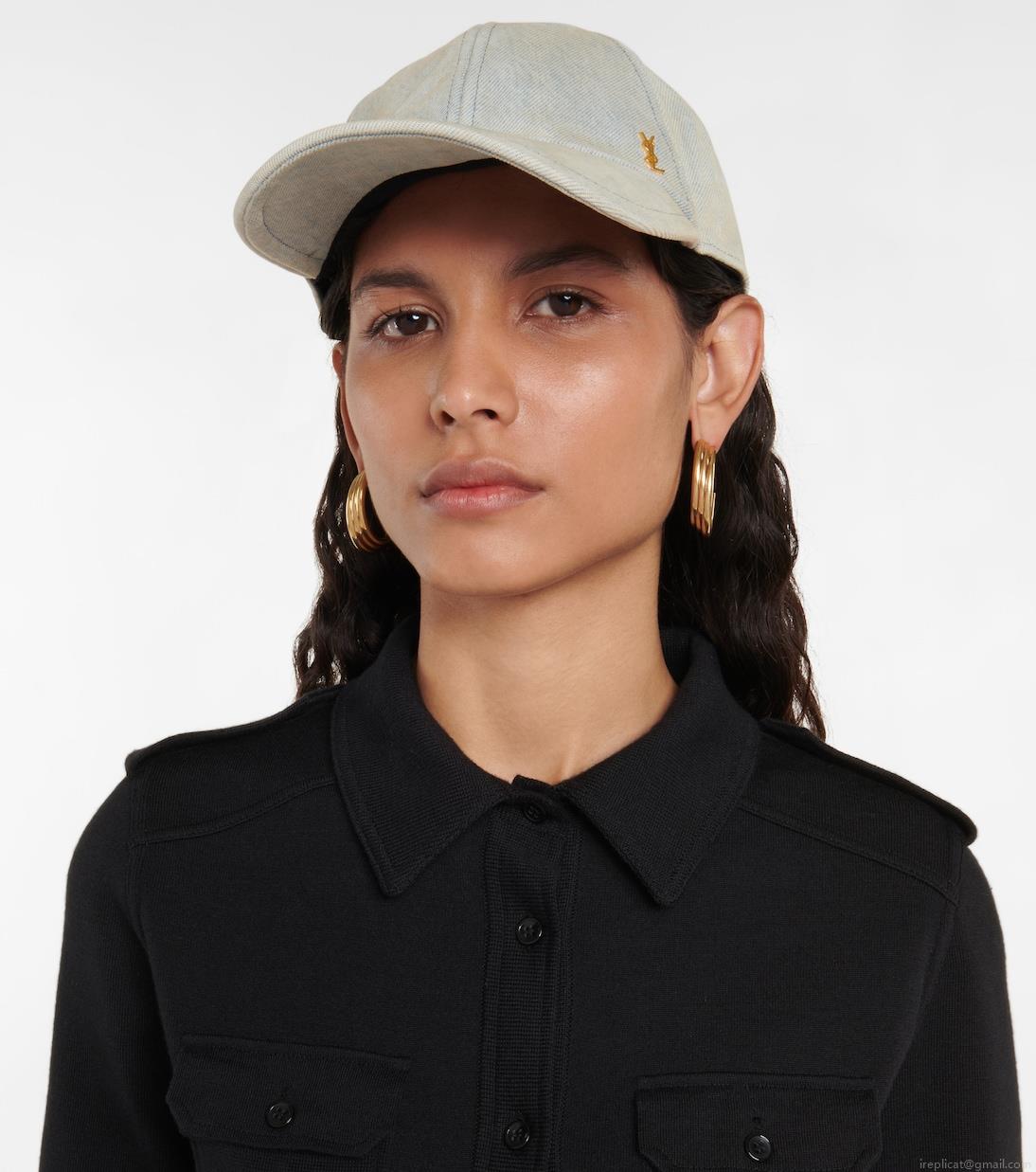 Saint LaurentDenim baseball cap Saint LaurentDenim baseball cap