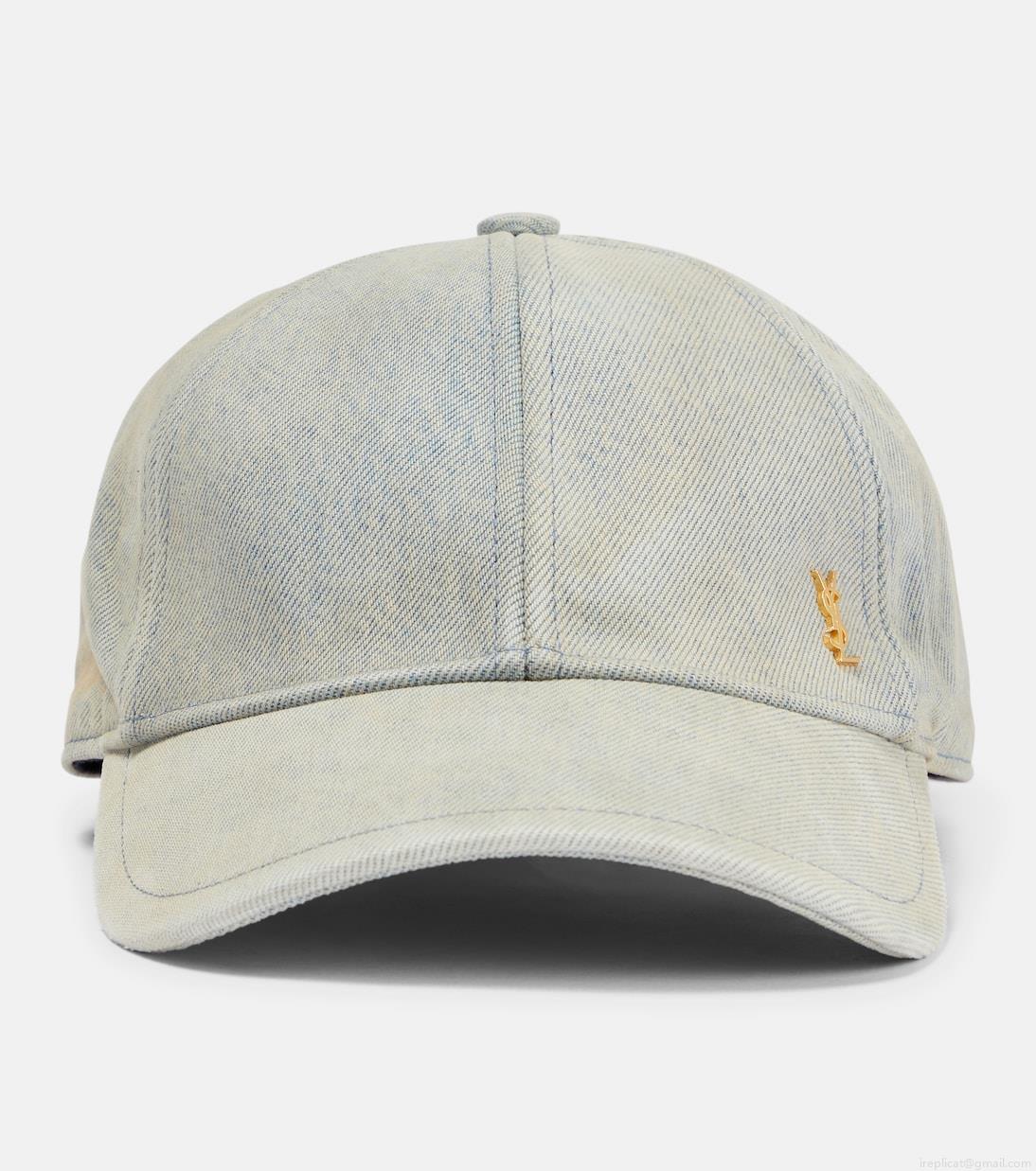 Saint LaurentDenim baseball cap Saint LaurentDenim baseball cap