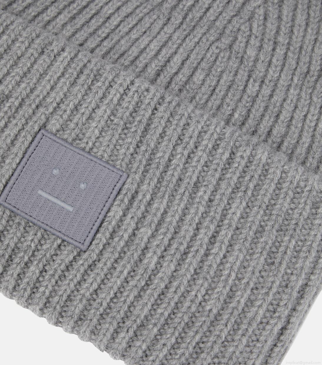 Acne StudiosPansy ribbed-knit beanie Acne StudiosPansy ribbed-knit beanie