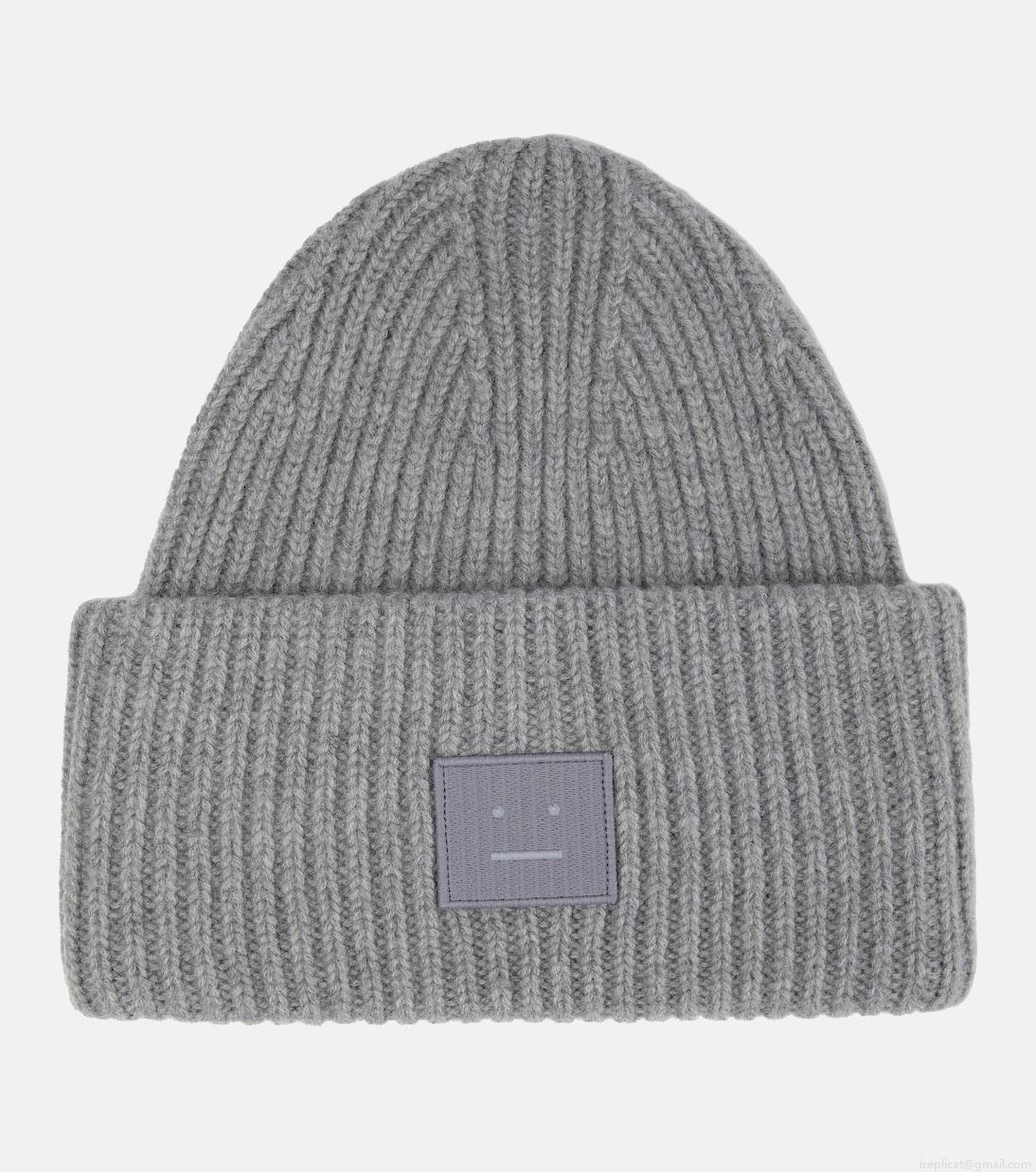 Acne StudiosPansy ribbed-knit beanie Acne StudiosPansy ribbed-knit beanie