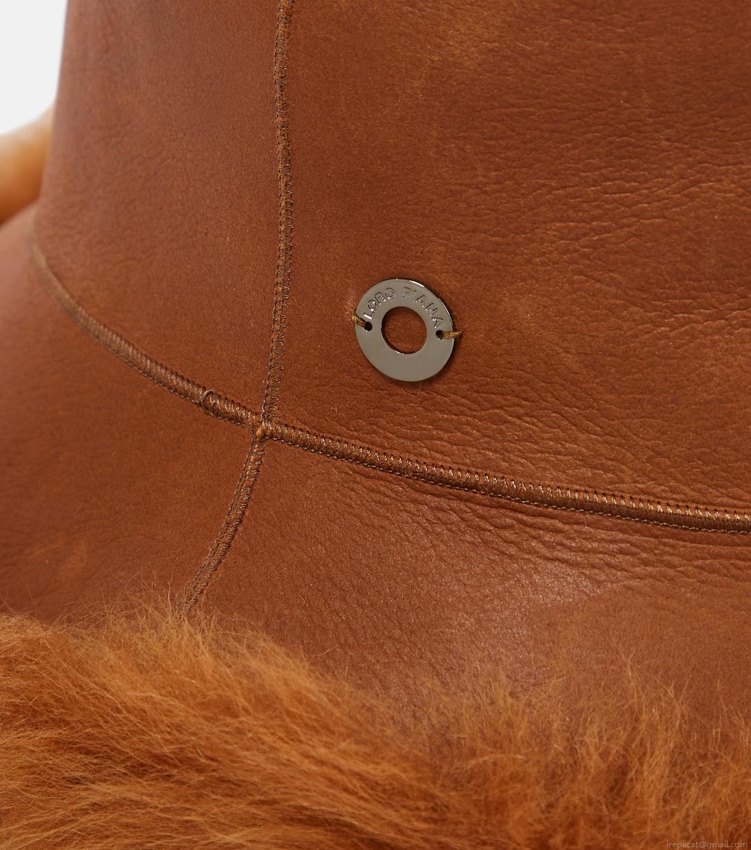 Loro PianaReversible shearling bucket hat Loro PianaReversible shearling bucket hat