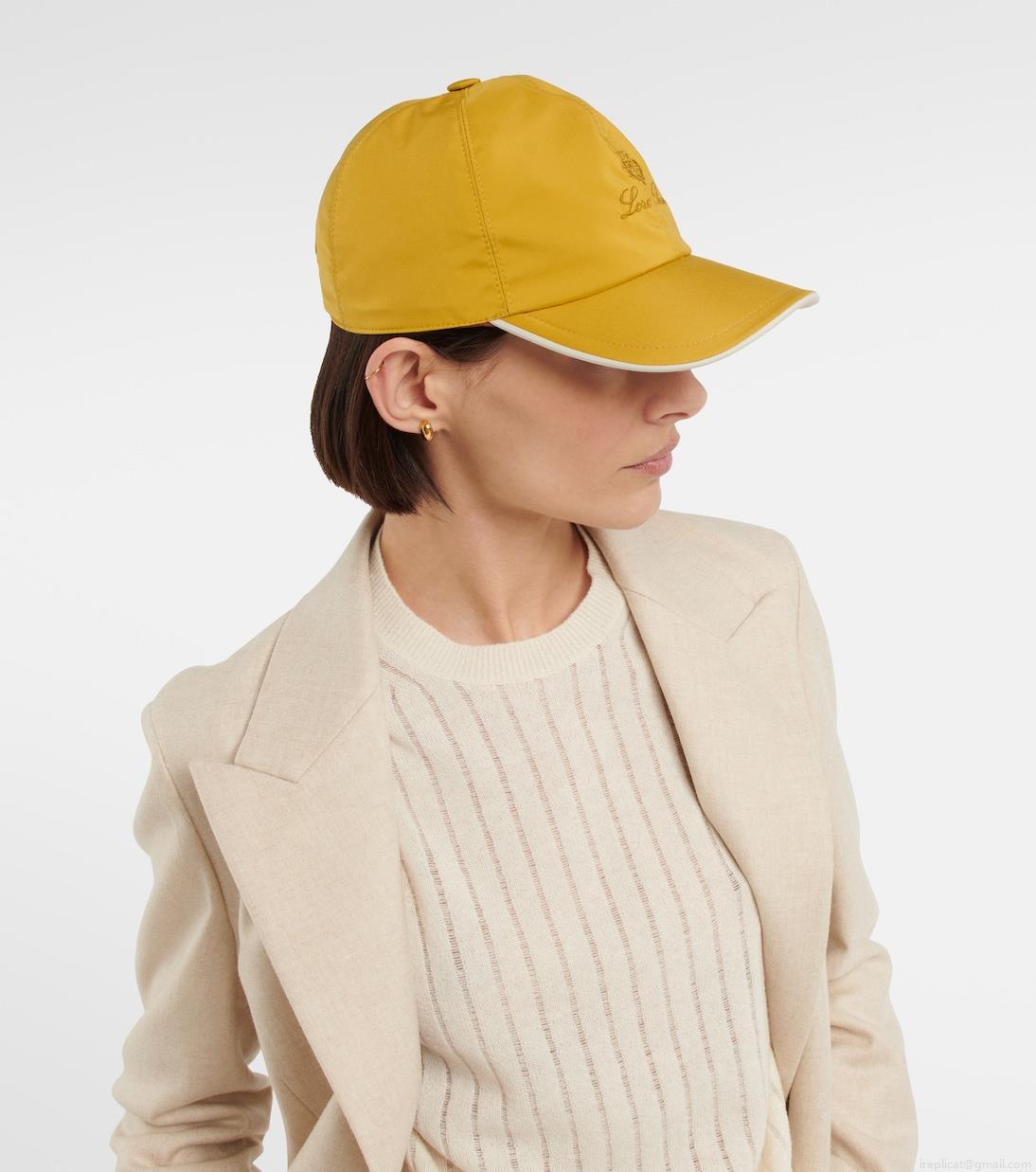 Loro PianaEmbroidered baseball cap Loro PianaEmbroidered baseball cap