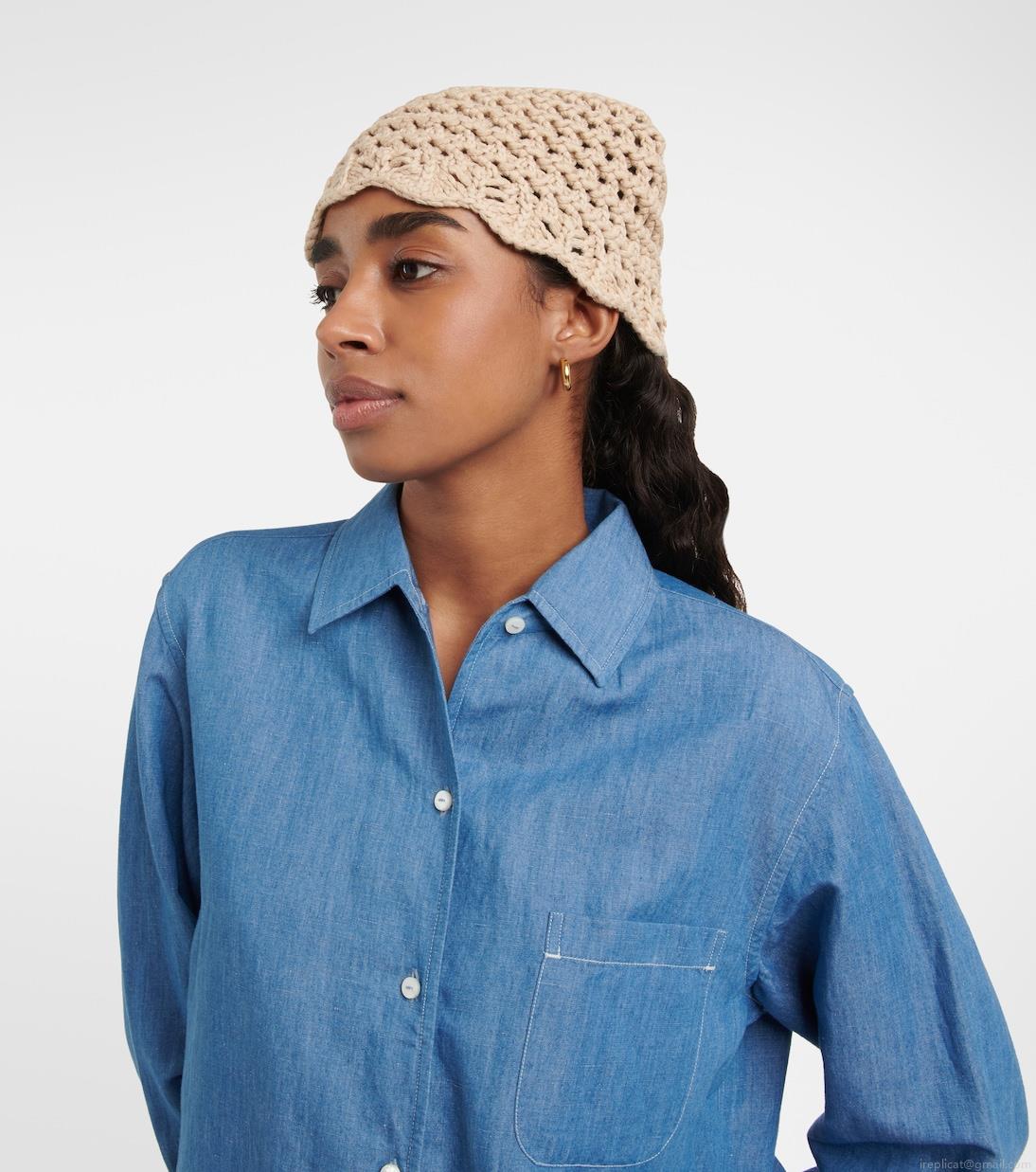 Loro PianaCrochet cotton beanie Loro PianaCrochet cotton beanie