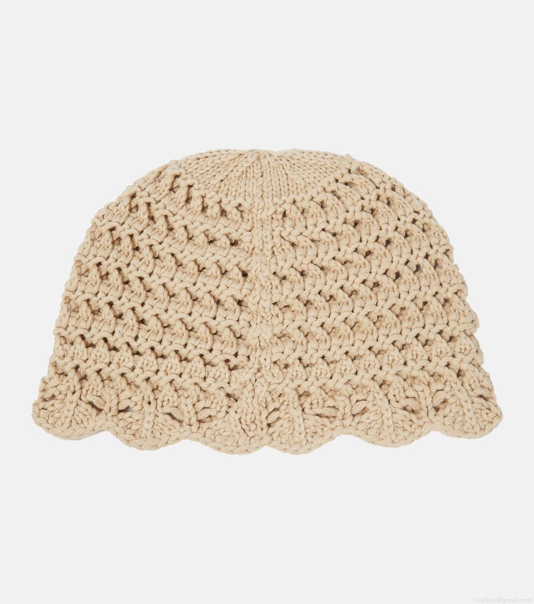 Loro PianaCrochet cotton beanie Loro PianaCrochet cotton beanie