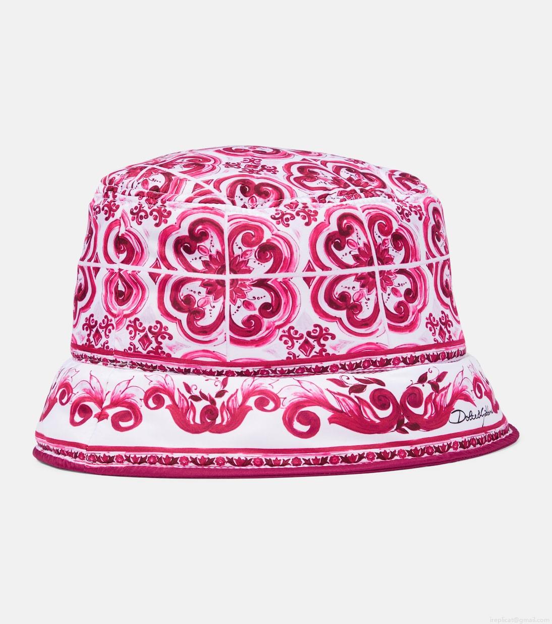 Dolce&GabbanaMajolica printed bucket hat Dolce&GabbanaMajolica printed bucket hat