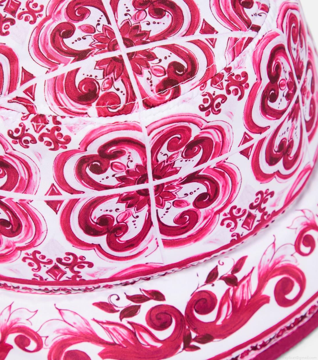 Dolce&GabbanaMajolica printed bucket hat Dolce&GabbanaMajolica printed bucket hat