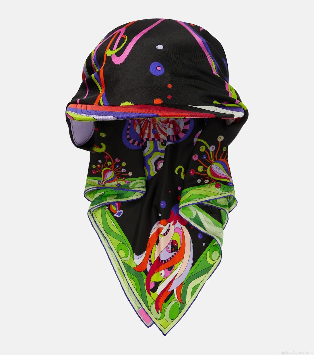 PucciFungo silk twill baseball cap PucciFungo silk twill baseball cap