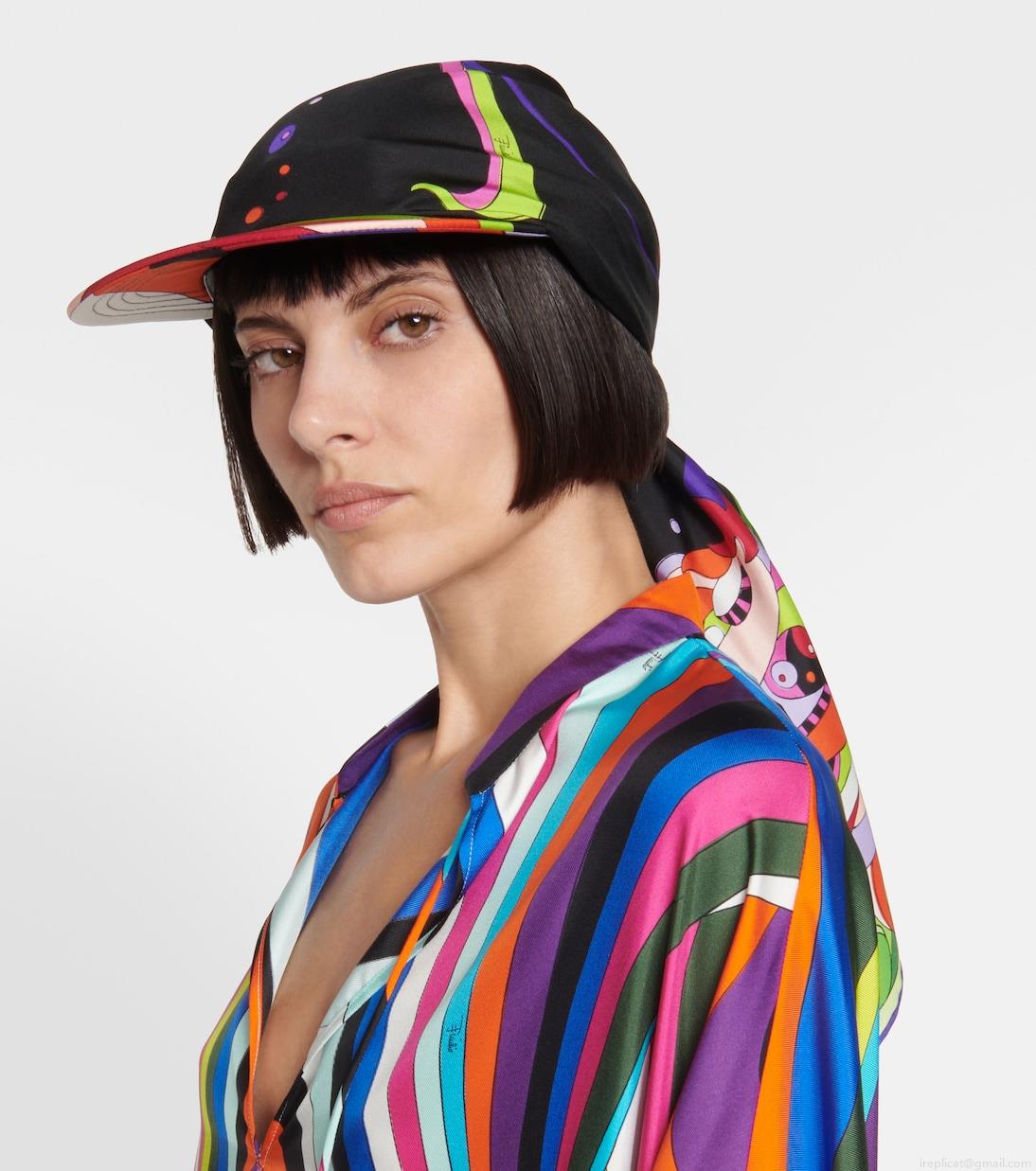 PucciFungo silk twill baseball cap PucciFungo silk twill baseball cap