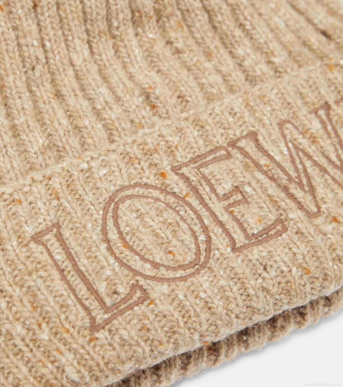 LoeweLogo embroidered beanie LoeweLogo embroidered beanie