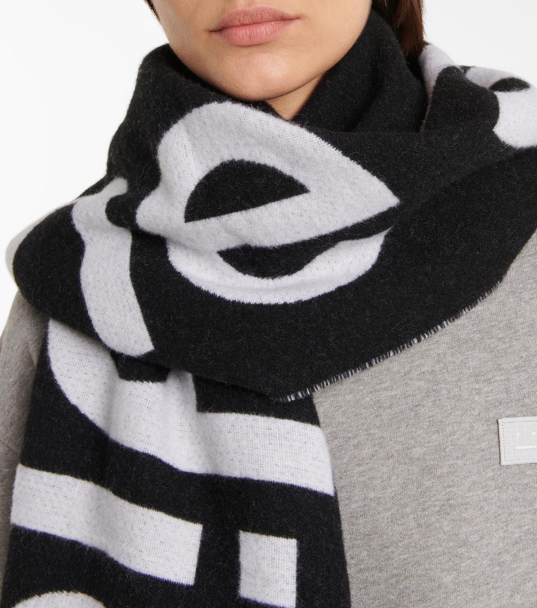 Acne StudiosToronty wool-blend jacquard scarf Acne StudiosToronty wool-blend jacquard scarf
