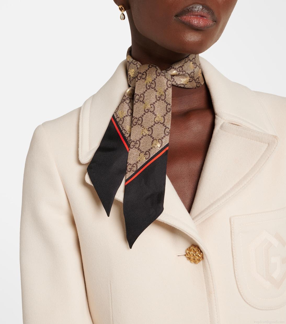 GucciGG jacquard silk scarf GucciGG jacquard silk scarf