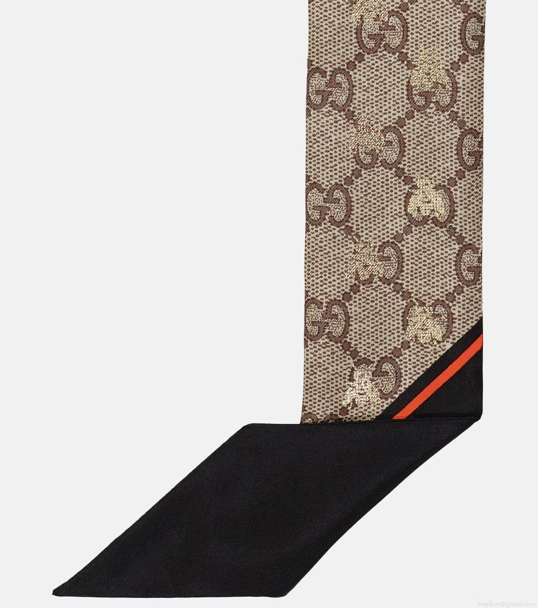 GucciGG jacquard silk scarf GucciGG jacquard silk scarf