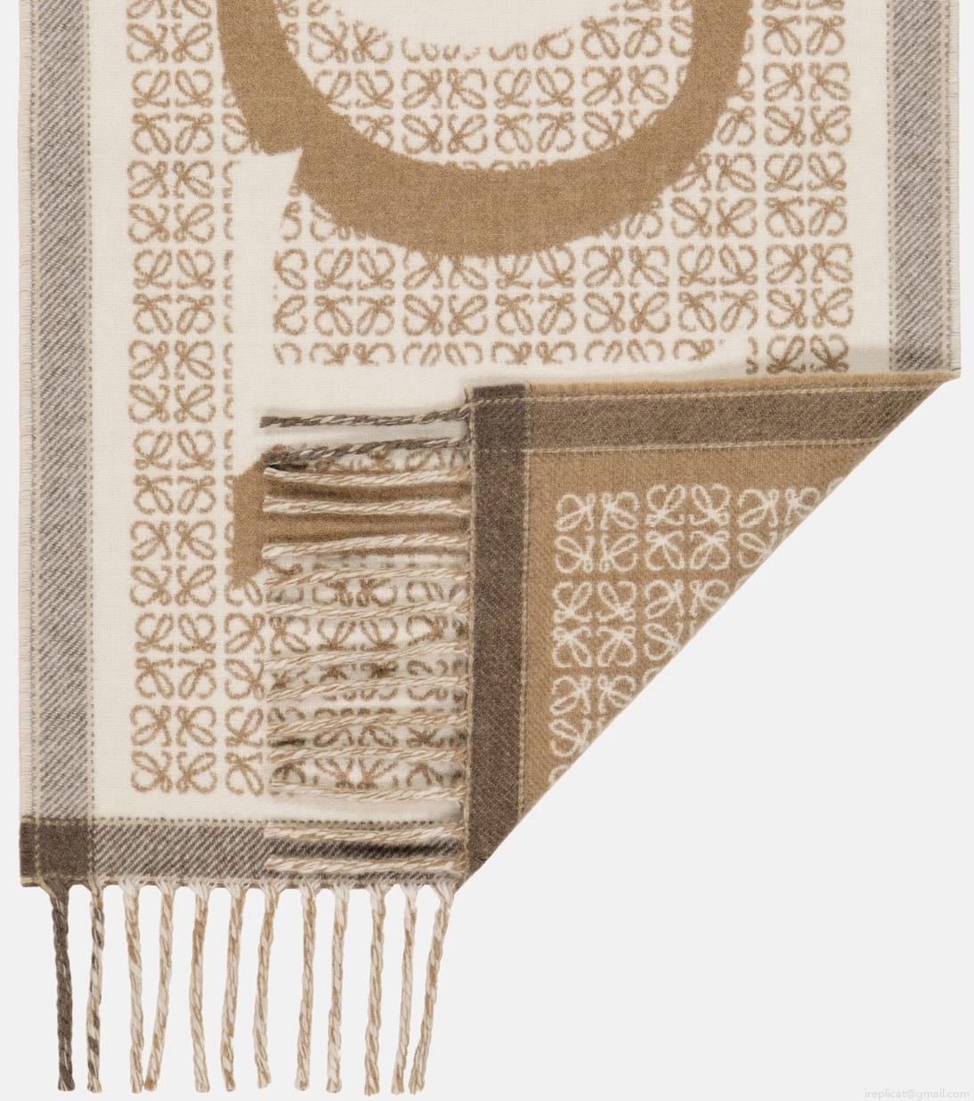 LoeweLove wool and cashmere scarf LoeweLove wool and cashmere scarf