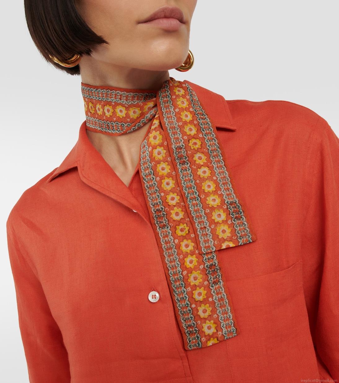 Loro PianaFloral silk scarf Loro PianaFloral silk scarf