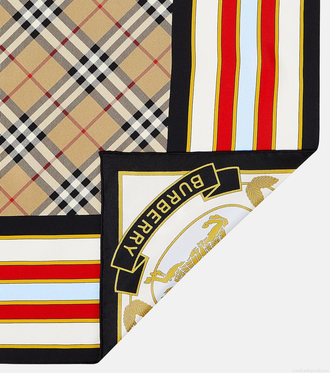 BurberryMontage silk scarf BurberryMontage silk scarf