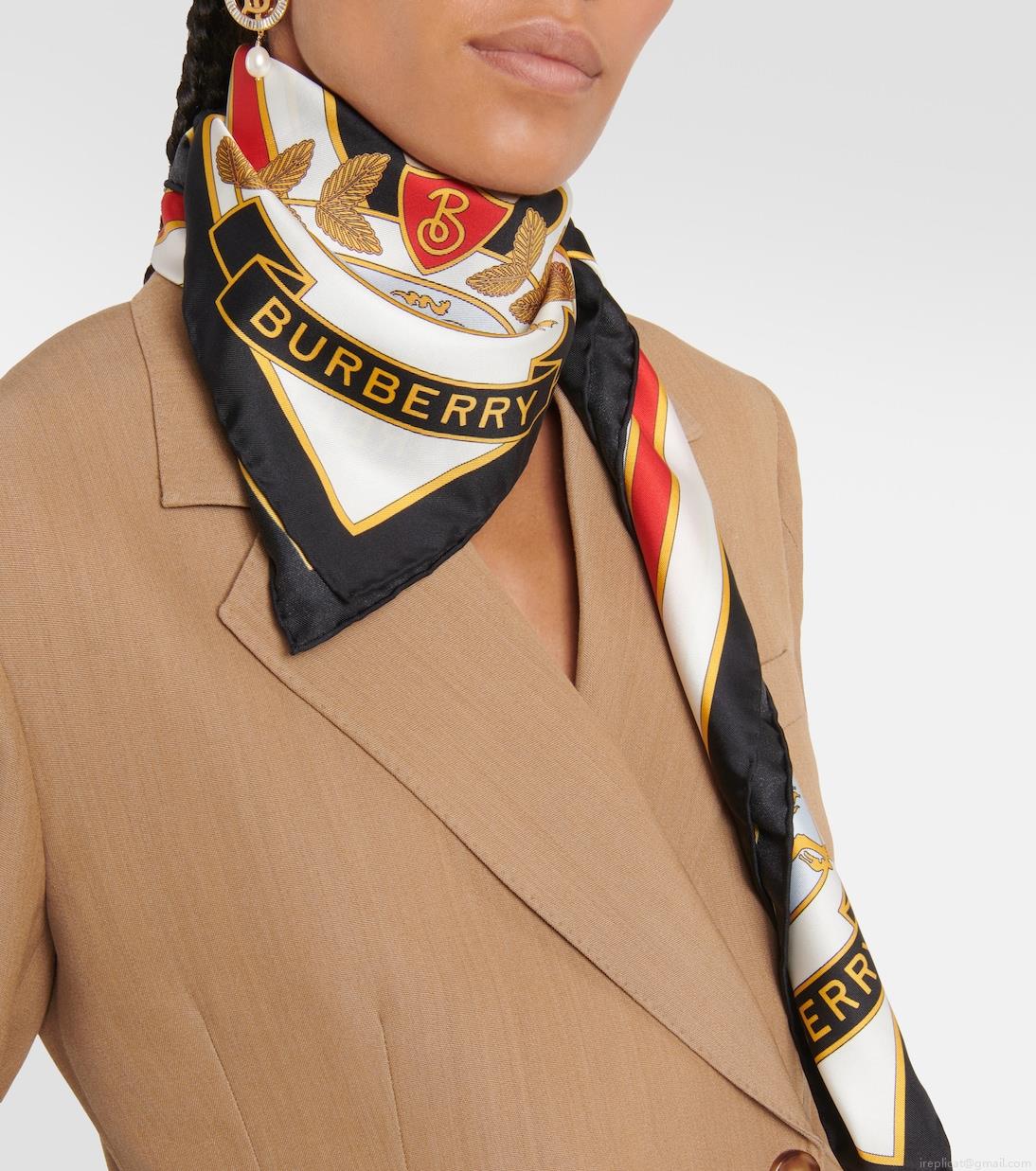 BurberryMontage silk scarf BurberryMontage silk scarf
