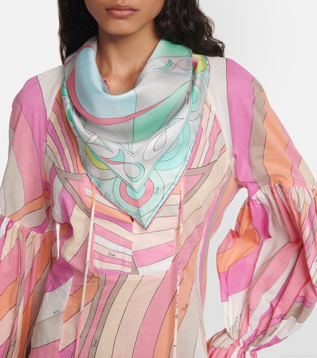PucciIride silk twill scarf PucciIride silk twill scarf